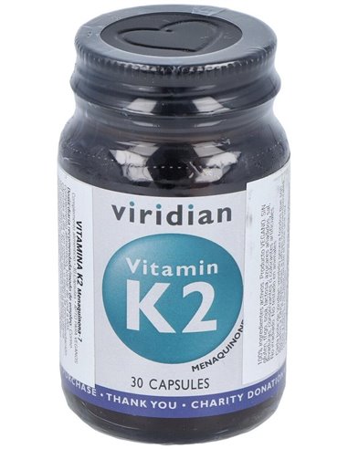 Vitamina K2 50Ug 30Cap.Veg. de Viridian