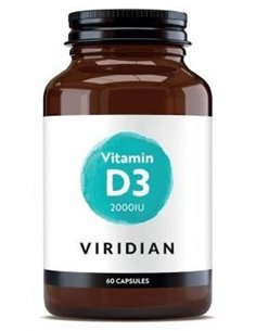 Vitamina D3 2000Iu Vegana 60Cap.Veg. de Viridian 2