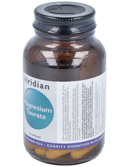 Taurato De Magnesio 30Cap.Veg. de Viridian