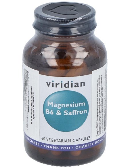 Magnesio+B6+Azafran 60Cap.Veg. de Viridian