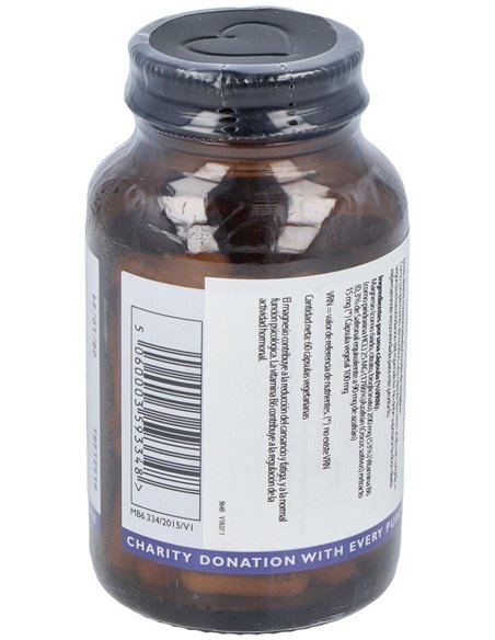 Magnesio+B6+Azafran 60Cap.Veg. de Viridian