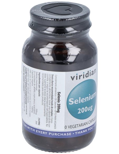 Selenio 200Ug 30Cap.Veg. de Viridian