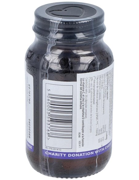 Beta Glucano 250Mg. Plus Vit C, D3, Zinc 30Cap.Veg de Viridian