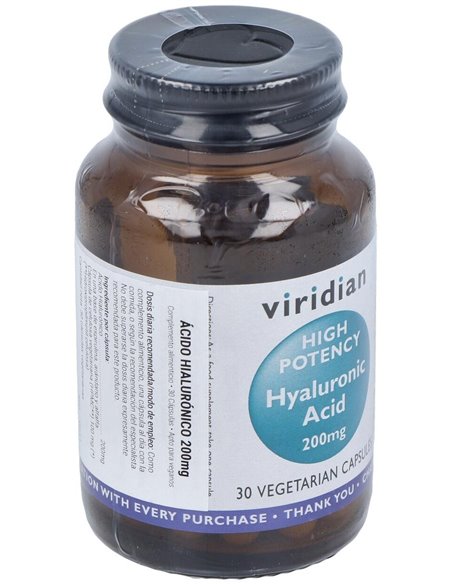 Acido Hialuronico 200Mg. 30Cap.Veg. de Viridian