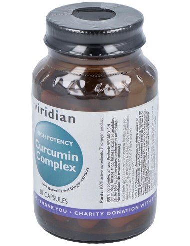 Curcumina Complex Alta Potencia 30Cap.Veg. de Viridian