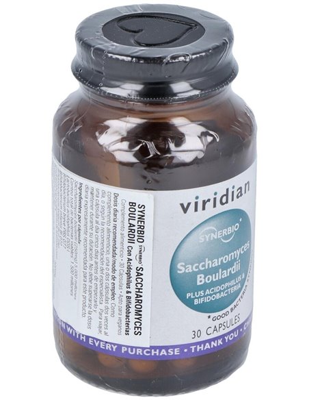 Synerbio Saccharomyces Boulardi 30Cap.Veg. de Viridian