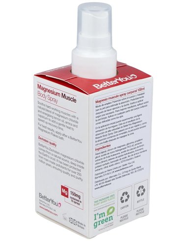 Magnesio Musculo Spray Corporal 100Ml. de Better You