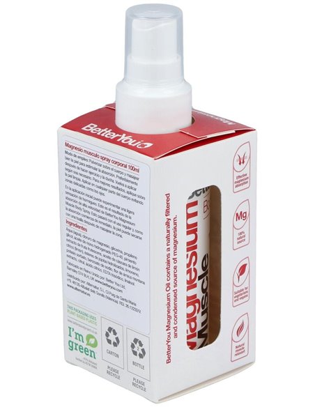 Magnesio Musculo Spray Corporal 100Ml. de Better You