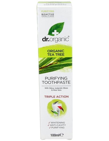 Pasta De Dientes Arbol Del Te Organico 100Ml. de Dr. Organic