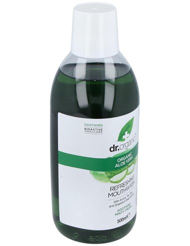 Enjuague Bucal Aloe Vera Organico 500Ml. de Dr. Organic