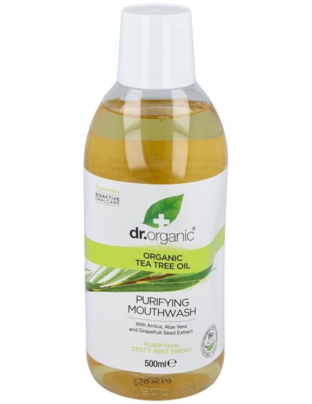 Enjuague Bucal Arbol Del Te Organico 500Ml. de Dr. Organic