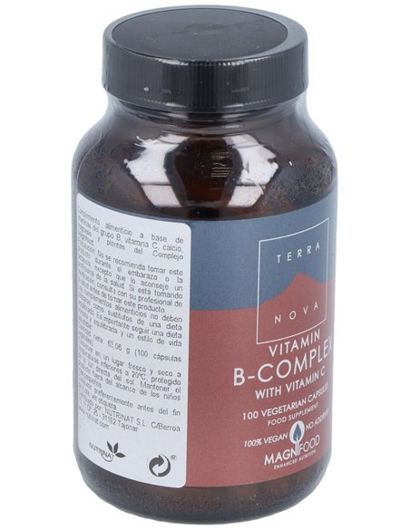 B-Complex Con Vit-C 100Vcap. de Terranova