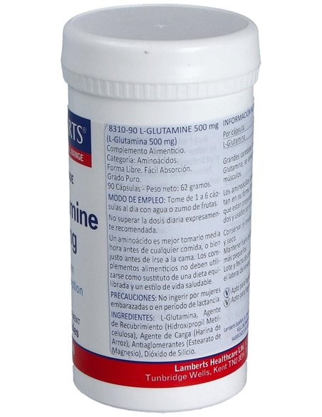 L-Glutamina 500 mg de Lamberts