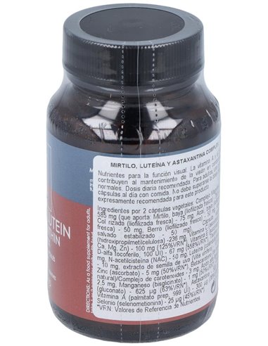 Mirtilo, Luteina Y Astaxantina Complex 50Cap. de Terranova