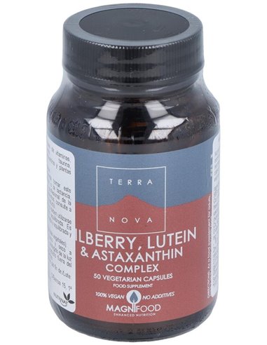 Mirtilo, Luteina Y Astaxantina Complex 50Cap. de Terranova