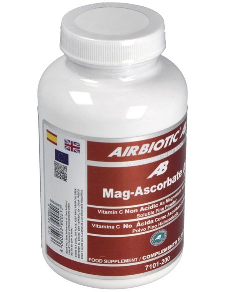 Ascorbato De Magnesio 200Gr.Polvo de Airbiotic