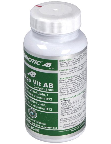 Ginkgo-Vit 6000 90Comp. de Airbiotic