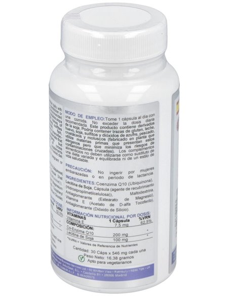 Co-Enzima Q10 200Mg. 30Cap. de Airbiotic