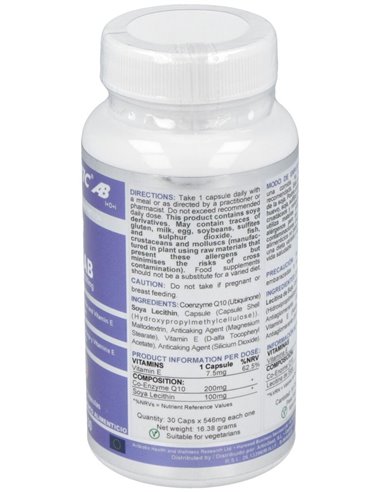 Co-Enzima Q10 200Mg. 30Cap. de Airbiotic