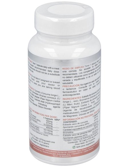 Curcumin Complex 10000Mg. 30Cap. de Airbiotic