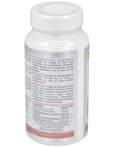 Curcumin Complex 10000Mg. 30Cap. de Airbiotic