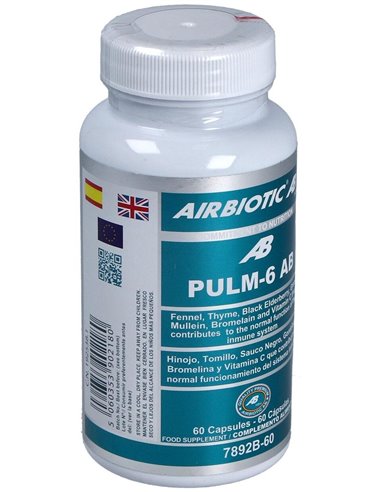 Pulm-6 Ab 60 Capsulas de Airbiotic
