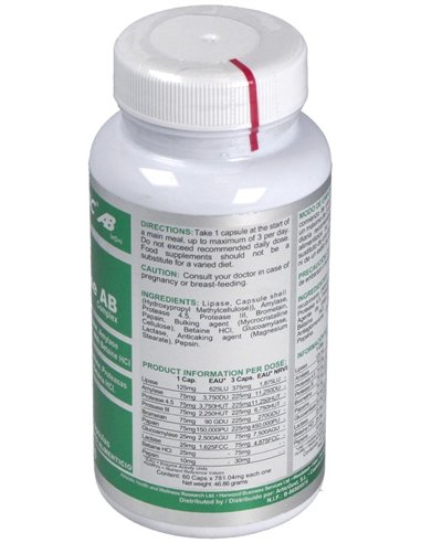 Digenzyme Complex 60 Comprimidos de Airbiotic