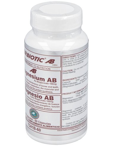 Magnesium Bisglicinato 150Mg. 60Cap. de Airbiotic