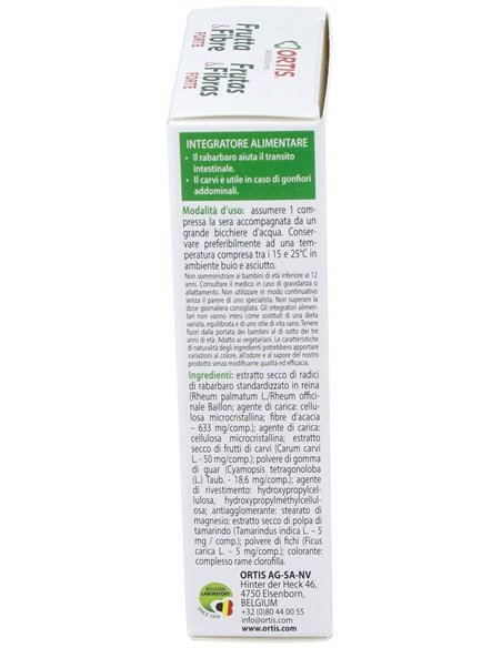 Fruta Y Fibra Forte 12Cubitos de Ortis