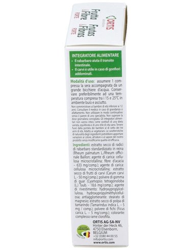 Fruta Y Fibra Forte 12Cubitos de Ortis