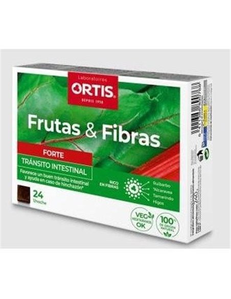 Frutas Y Fibras Forte 24Cubitos de Ortis
