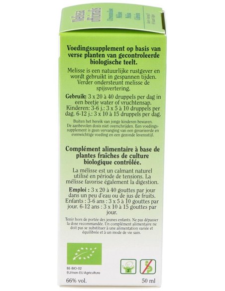 Ext. Melissa Officinalis (Melisa) 50Ml. de Biover