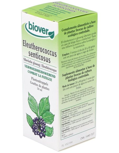 Ext.Eleutherococcus Senticosus (Eleuterococo) 50Ml de Biover
