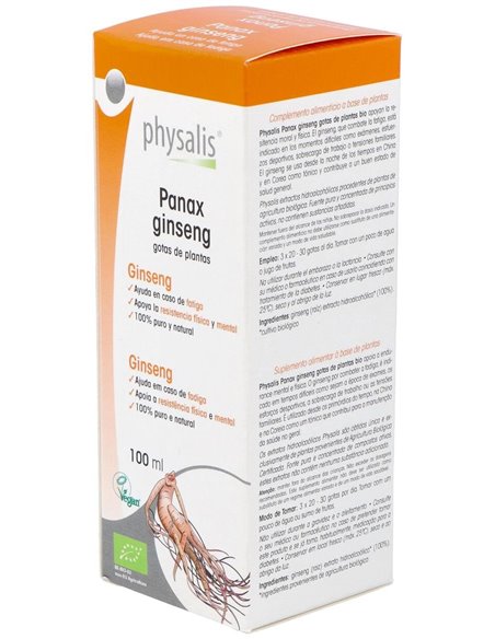 Ext. Panax Ginseng 100Ml. Bio de Physalis