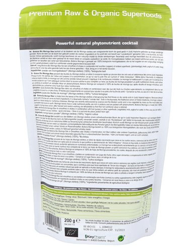 Moringa Raw 200Gr. Bio de Biotona