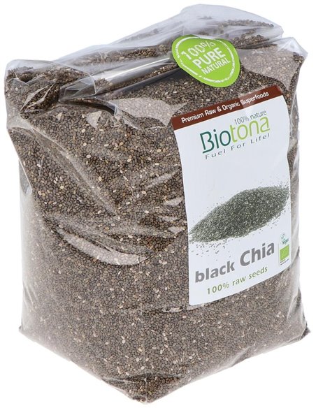 Black Chia Raw Seeds de Biotona
