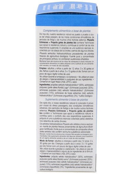 Echinacea+Propolis 100Ml. Bio de Physalis