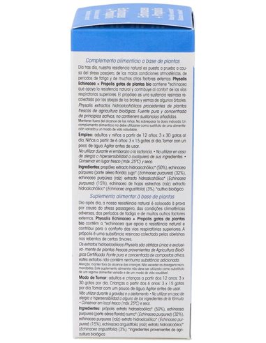 Echinacea+Propolis 100Ml. Bio de Physalis