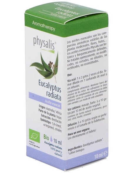 Esencia Eucalipto Radiata 10Ml. Bio de Physalis