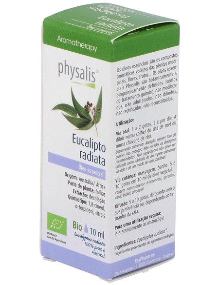 Esencia Eucalipto Radiata 10Ml. Bio de Physalis