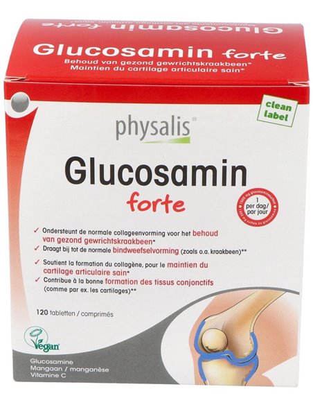 Glucosamin Forte 120 Comprimidos de Physalis