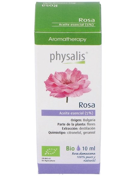 Esencia Rosa Damascena 10Ml. Bio de Physalis