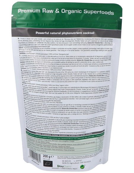 Chlorella Raw 200Gr. Bio de Biotona