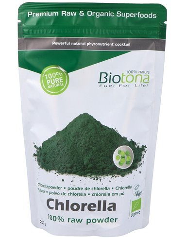 Chlorella Raw 200Gr. Bio de Biotona