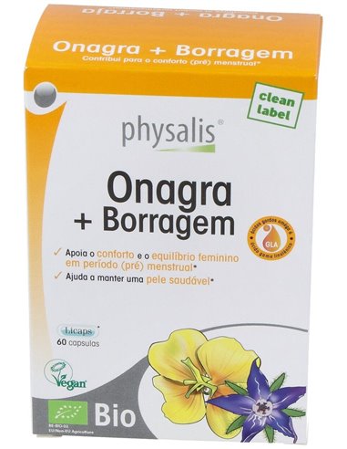 Onagra+Borraja 60Licaps. Bio de Physalis