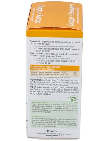 Onagra+Borraja 60Licaps. Bio de Physalis