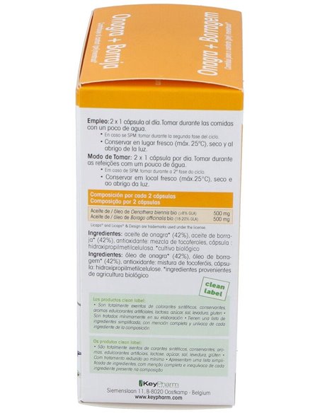 Onagra+Borraja 60Licaps. Bio de Physalis