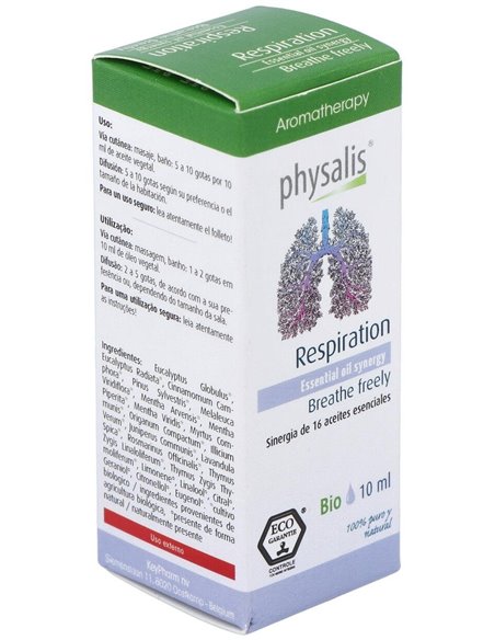 Respiration Sinergia Aceite Esencial 10Ml. Bio de Physalis