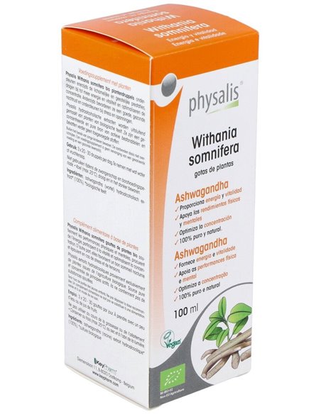 TinturaWithania Somnifera (Ashwagandha) de Physalis
