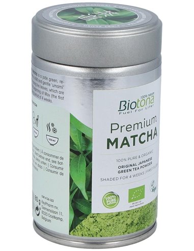 Premium Matcha 80Gr. Eco Vegan de Biotona